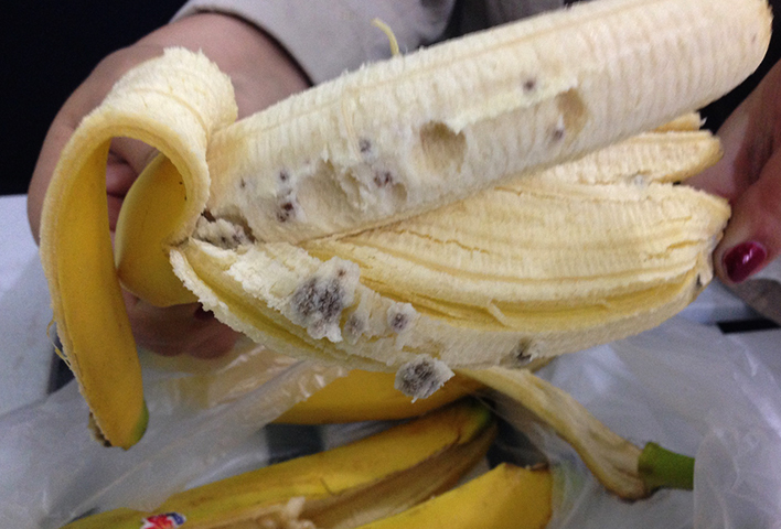 В банане паразиты