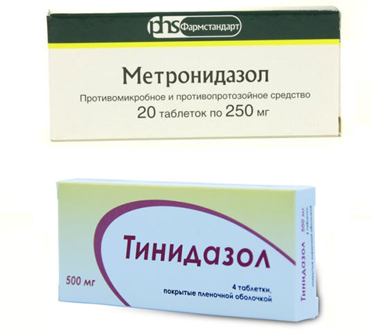 Метронидазол и Тинидазол
